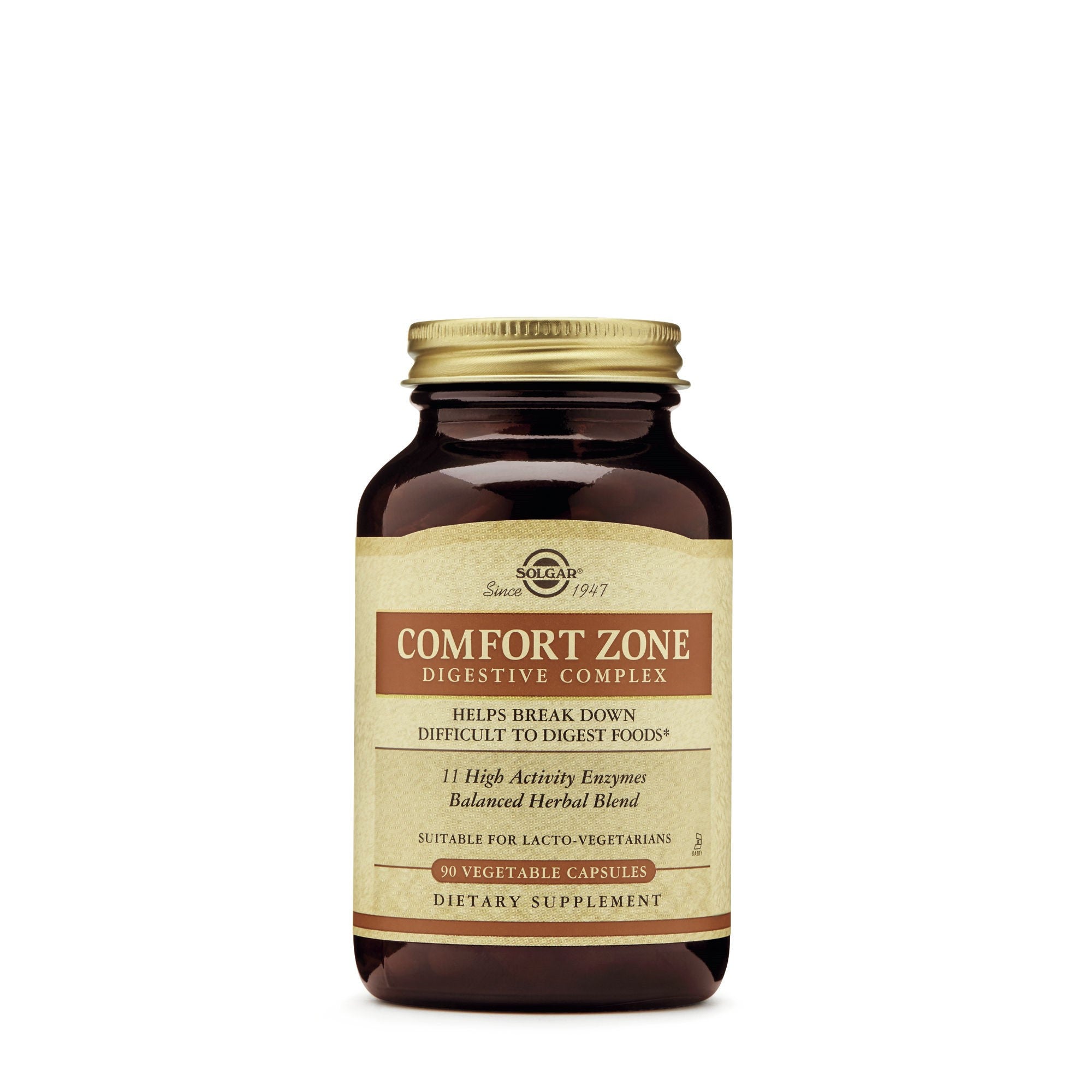 Solgar Comfort Zone Digestive Complex 90 Vegetable Capsules
